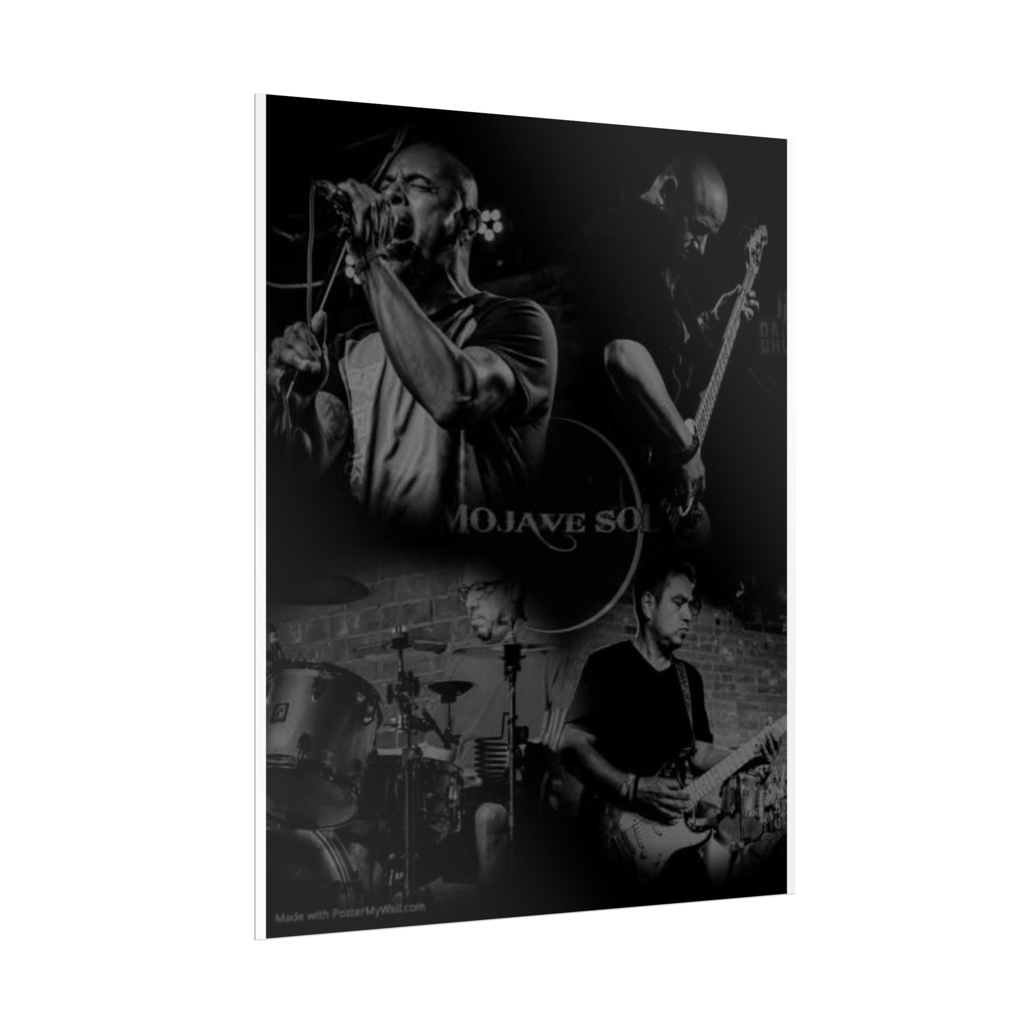Mojave Sol Band Photo Collage Poster — Rolled Music Wall Art