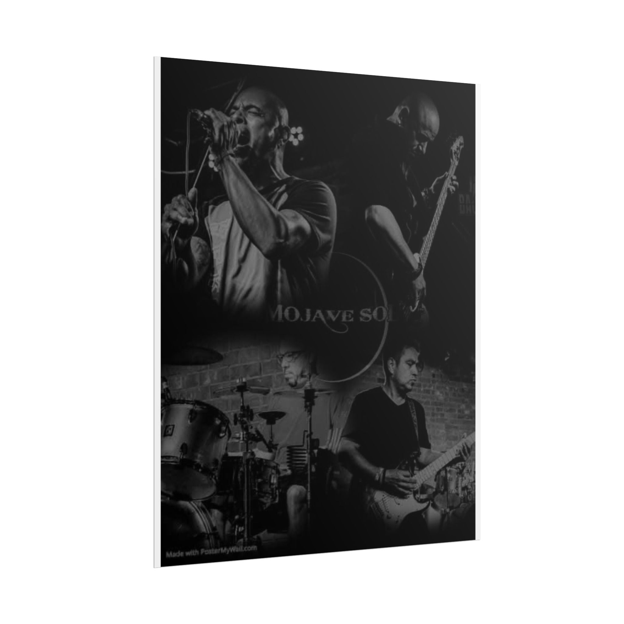 Mojave Sol Band Photo Collage Poster — Rolled Music Wall Art